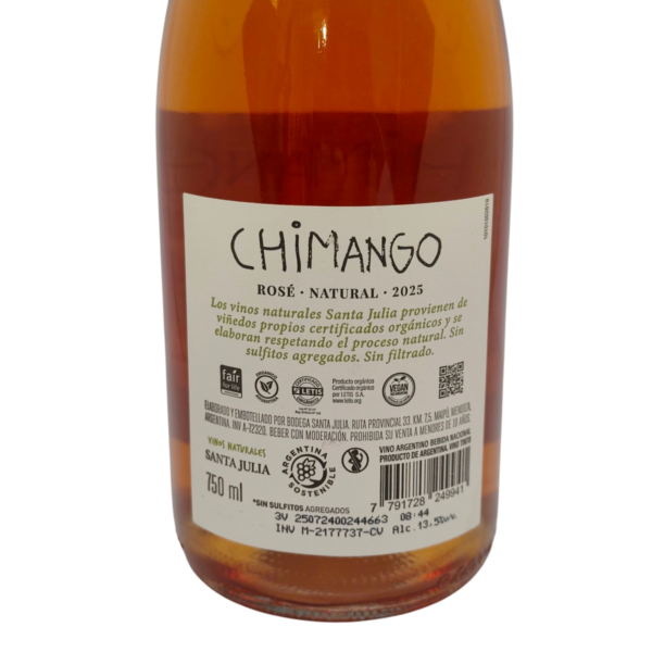 Chimango Santa Julia Natural Rosado - Imagen 3