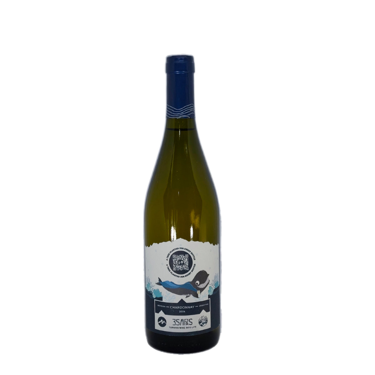 6a657c23d0fd9-1 3Sapas Crianza Chardonnay 2024 - Imagen 1