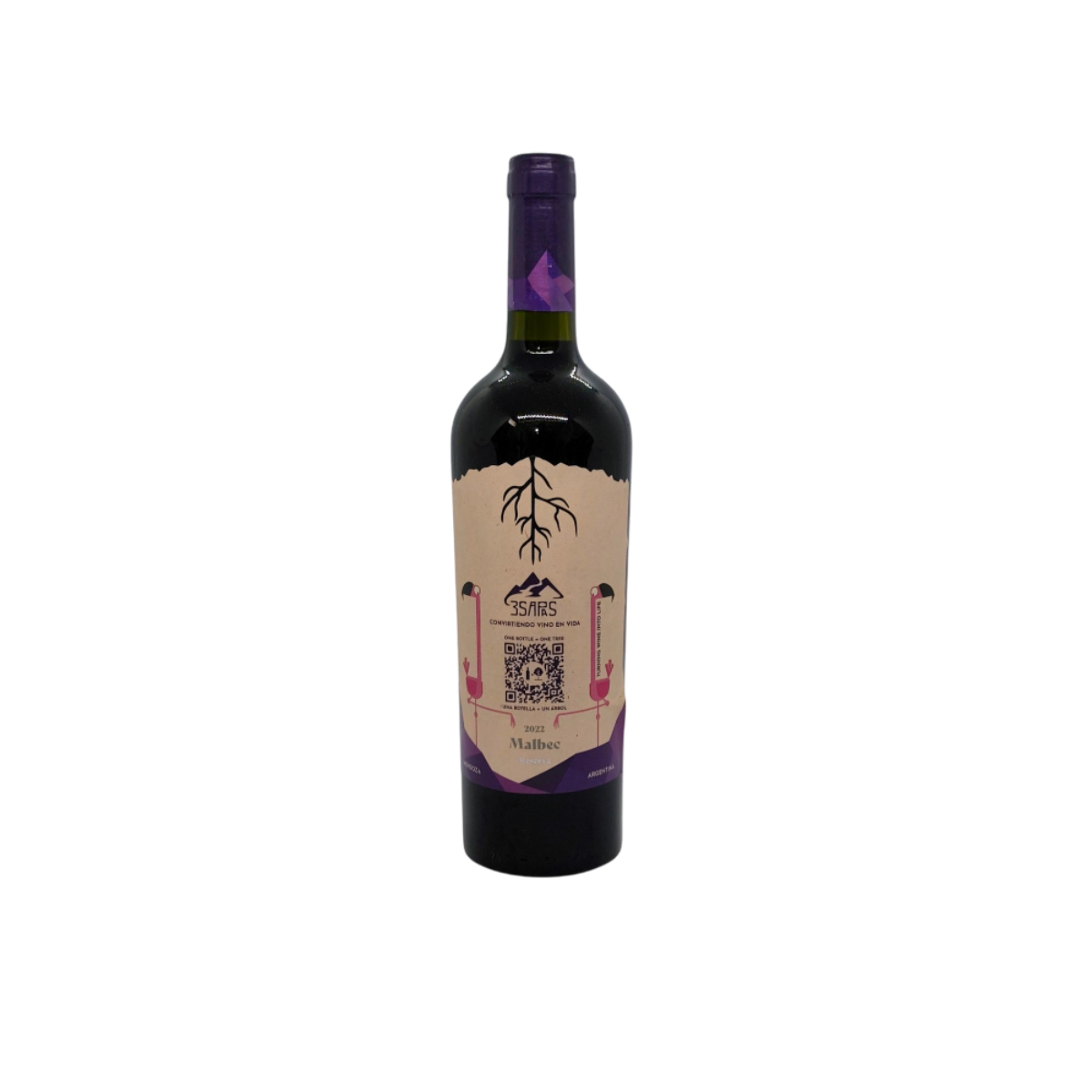 6a658046a937e-1 3Sapas Reserva Malbec 2022 - Imagen 1